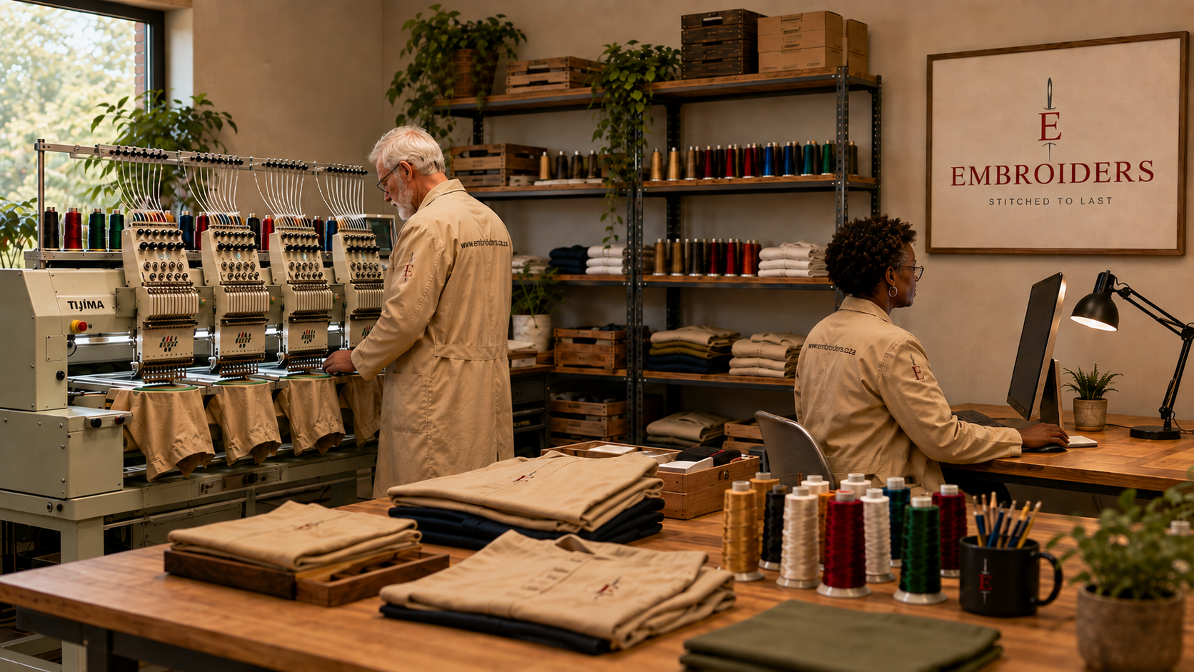 Embroiders embroidery production studio